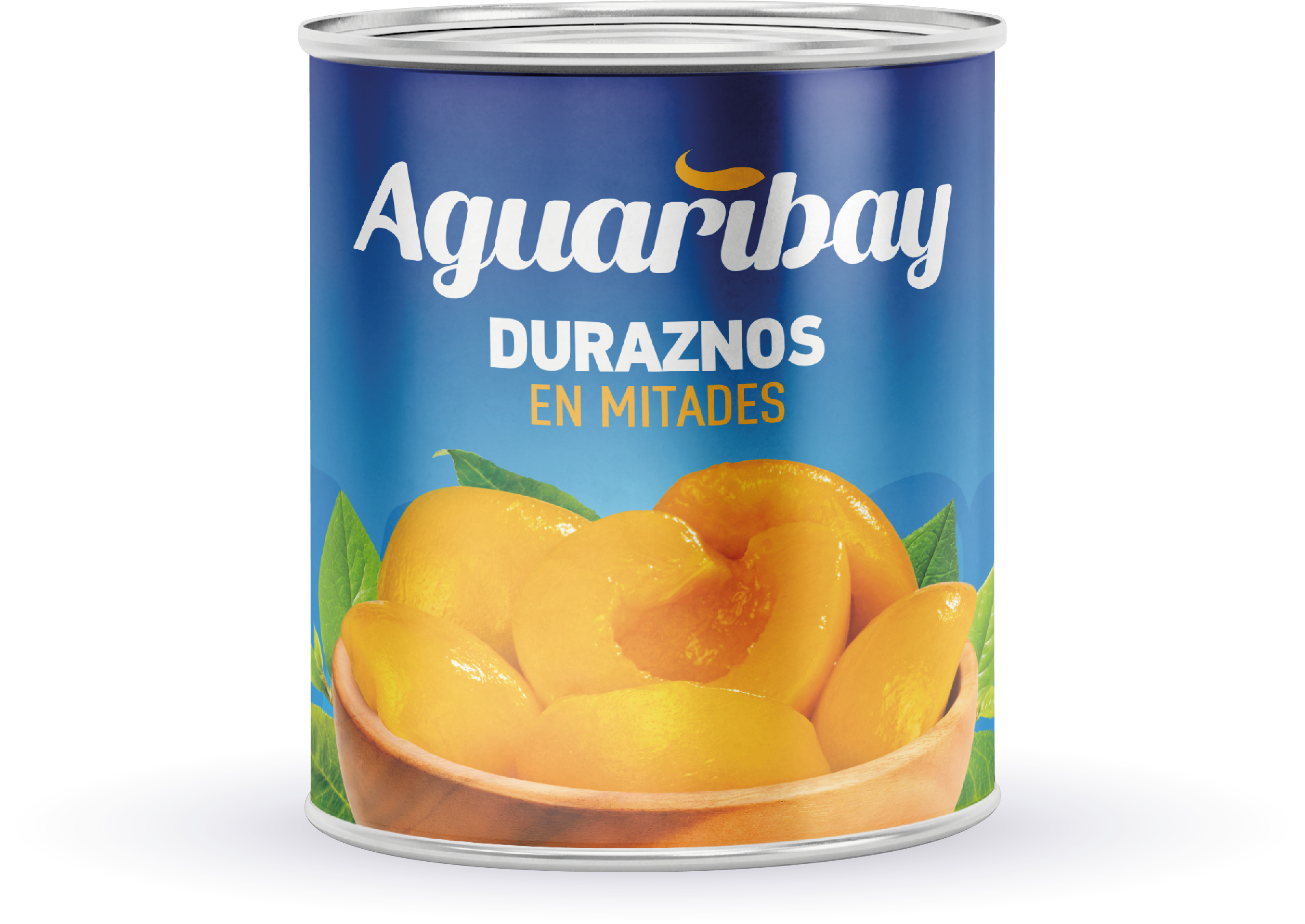 Durazno en mitades